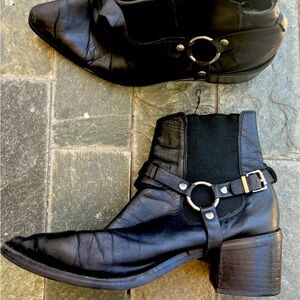 Tony Bianco leather harness boots